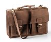  Blázek & Anni kétzsebes, dupla rekeszes bivalybőr aktatáska 38 x 26 cm