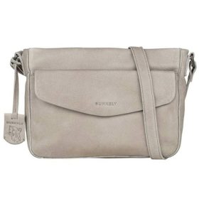   Burkely Just Jackie Crossover L Flap, szürke női bőr válltáska