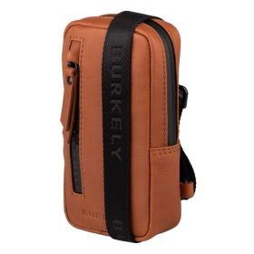   Burkely Rain Riley konyak színű bőr nyakba akasztható telefon tartó, crossbody táska