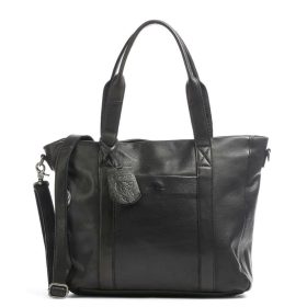   Burkely Just Jackie fekete színű női bőr válltáska, kézitáska, laptop tartóval 14"