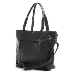   Burkely Just Jackie fekete színű női bőr válltáska, kézitáska, laptop tartóval 14"