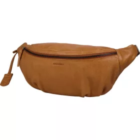   Burkely Just Jolie konyak színű, női, bőr övtáska, crossbody táska 33 x 18 cm