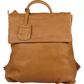   Burkely Just Jolie konyak női bőr hátizsák,  oldaltáska, laptoptáska 33 x 31 cm