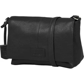   Burkely Soft Skylar fekete színű női bőr oldaltáska, crossbody