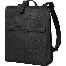   Burkely Casual Cayla fekete női bőr hátizsák,  laptoptáska 14"