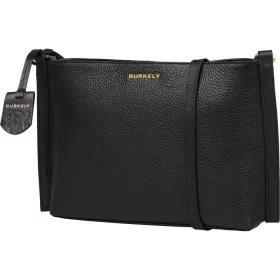   Burkely Keen Keira fekete színű női bőr oldaltáska, crossbody