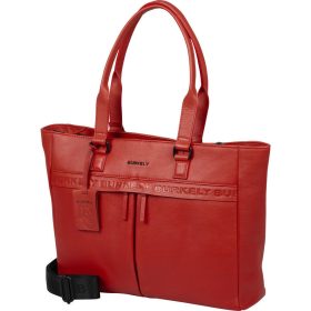   Burkely Minimal Maison piros női bőr laptoptartós válltáska 15,6" 37 x 30 cm