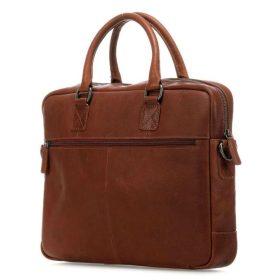 Burkely Antique Avery konyak bőr laptoptáska 15,6"