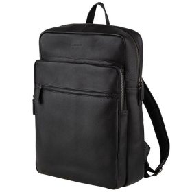   Burkely Antique Avery fekete színű bőr hátizsák, laptop tartóval 15,6"