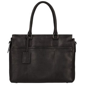   Burkely Antique Avery fekete női bőr válltáska, kézitáska