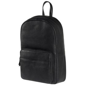   Burkely Antique Avery fekete bőr hátizsák, laptop tartóval 14"