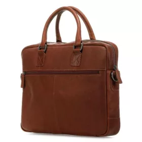 Burkely Antique Avery konyak bőr laptoptáska 15,6"