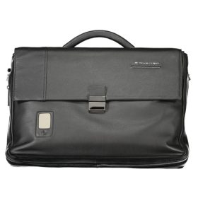 Piquadro fekete férfi aktatáska 