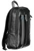 Piquadro luxus minőségű fekete bőr hátizsák, 15" laptop rekesszel   41,5 x 31 cm