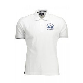 La Martina férfi fehér rövid ujjú felső