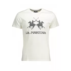 La Martina férfi fehér rövid ujjú felső