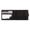 Choice kompakt méretű bőr fekete pénztárca 8x10 cm
