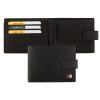 Choice kompakt méretű bőr fekete pénztárca