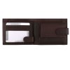 Choice kompakt méretű bőr barna pénztárca 12 x 9,5 cm
