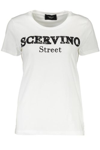 SCERVINO STREET RÖVID UJJÚ NŐI FEHÉR PÓLÓ