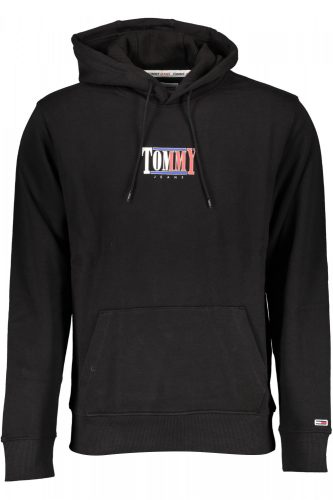 Tommy Hilfiger férfi fekete pulóver, pulcsi