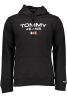 Tommy Hilfiger férfi fekete pulóver, pulcsi