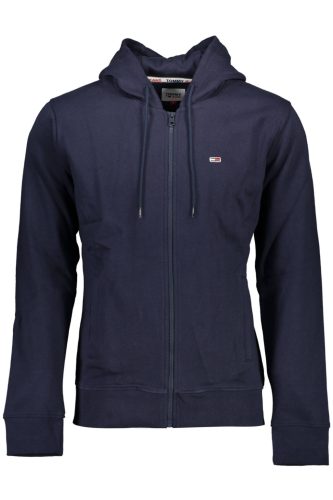 Tommy Hilfiger férfi kék cipzáros pulóver
