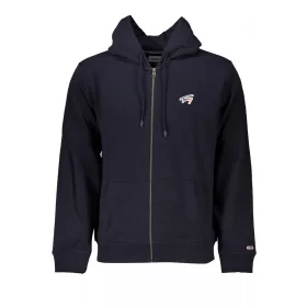 Tommy Hilfiger férfi kék cipzáros pulóver