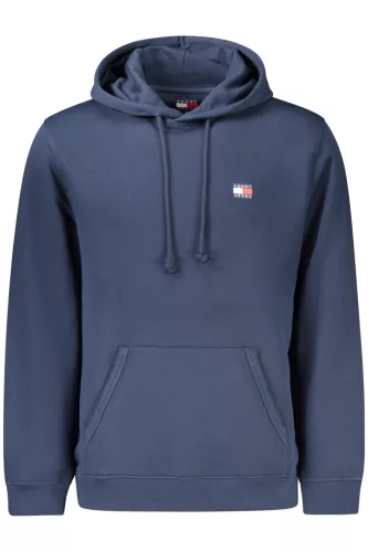 Tommy Hilfiger férfi kék cipzáras pulóver