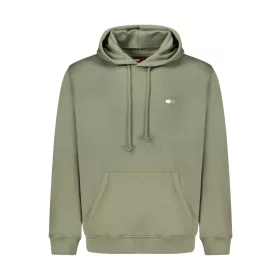 Tommy Hilfiger férfi cipzáras pulóver, zöld