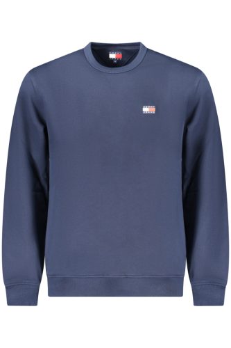 Tommy Hilfiger férfi kék cipzáros pulóver
