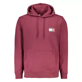 Tommy Hilfiger piros cipzáras férfi pulóver
