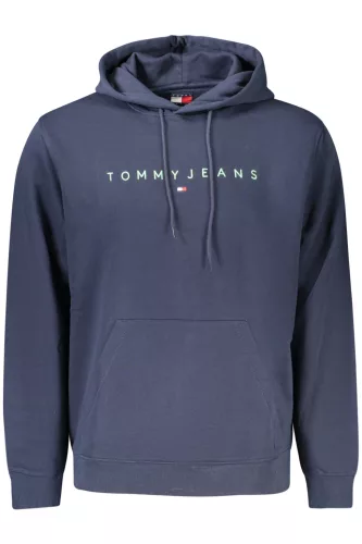 Tommy Hilfiger férfi kék cipzáras pulóver