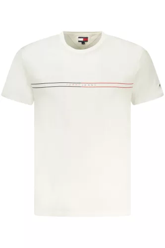 TOMMY HILFIGER RÖVID UJJÚ FÉRFI PÓLÓ FEHÉR