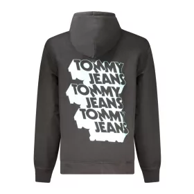 TOMMY HILFIGER FÉRFI FEKETE CIPZÁROS PULÓVER