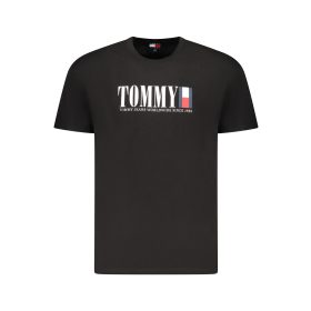 TOMMY HILFIGER férfi rövid ujjú póló FEKETE