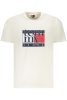 TOMMY HILFIGER férfi rövid ujjú póló FEHÉR