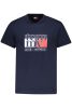 TOMMY HILFIGER férfi rövid ujjú póló KÉK