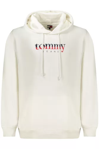 Tommy Hilfiger férfi cipzáras pulóver fehér