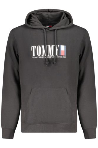 TOMMY HILFIGER FÉRFI FEKETE CIPZÁROS PULÓVER 2XL