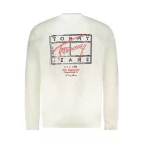 Tommy Hilfiger férfi cipzáras pulóver fehér