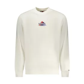 Tommy Hilfiger férfi cipzáras pulóver fehér