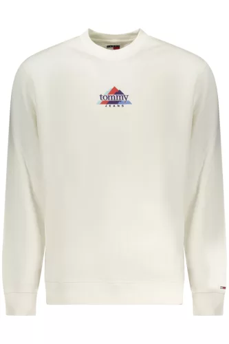 Tommy Hilfiger férfi cipzáras pulóver fehér