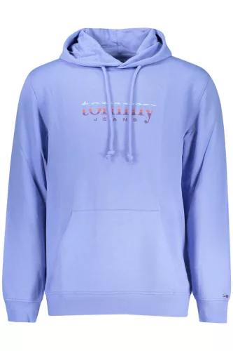 Tommy Hilfiger férfi cipzáras pulóver, kék