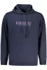 Tommy Hilfiger férfi kék cipzáras pulóver
