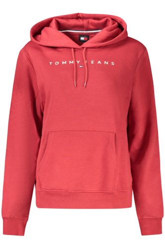 TOMMY HILFIGER NŐI PIROS CIPZÁROS PULÓVER L