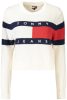 Tommy Hilfiger női fehér pulóver, pulcsi