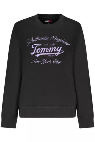 TOMMY HILFIGER NŐI PULÓVER FEKETE