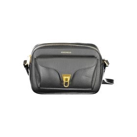 Coccinelle női fekete bőr táska 22 x 16 x 10 cm