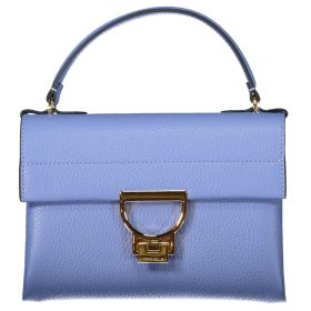 Coccinelle világoskék női bőr kézitáska 22 x 18 x 5 cm